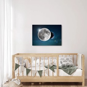 Kép - Föld holdfogyatkozásban (70x50 cm)