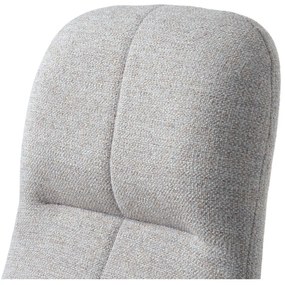 Világosszürke forgó relaxációs fotel Manning – Unique Furniture