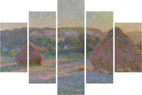 Kép - Claude Monet, Stacks of Wheat (End of Summer) , reprodukciók (150x105 cm)