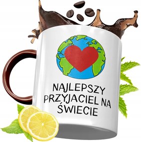 Bordó Bögre Barátnak Születésnapra Ajándék fényképes nyomattal