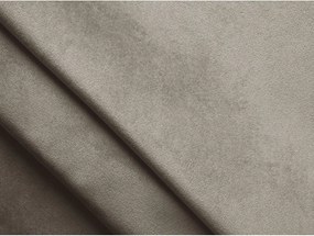 Szürkésbarna kárpitozott ágyneműtartós franciaágy ágyráccsal 160x200 cm Lemi – Makamii