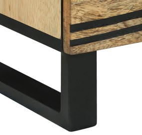 TV Szekrény - 70x33.5x46 cm, Tömör Mangóból