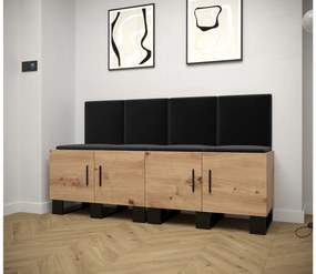 Előszobabútor Amanda 20 (artisan tölgy + fekete). 1086032