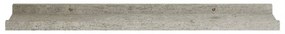 2 db betonszürke fali polc 60 x 9 x 3 cm