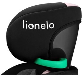Lionelo NAVY i-Size 40-150 cm autósülés alapozattal, fekete/rózsaszín