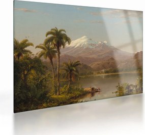Üveg kép - Frederic Edwin Church, Tamaca Palms, reprodukciók (70x50 cm)
