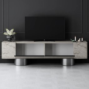 TV szekrény Bohem - Travertine, Silver