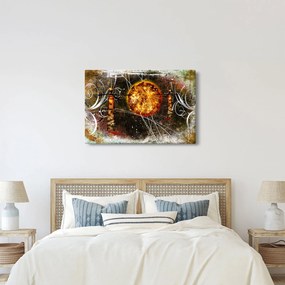 Egy őskori festmény képe (90x60 cm)