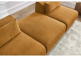 Mustársárga kanapé 283 cm Jeanne – Bobochic Paris