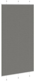 pliszírozott redőny antracit 110x200 cm szövetszélesség 109,4cm