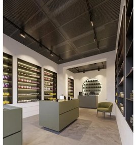 Lámpa Mennyezeti lámpatest SIERRA 18W 1620lm, AC220-240V, 50/60 Hz, PF>0,9, Ra≥80, IP20, IK08,4000K, 48°, fekete