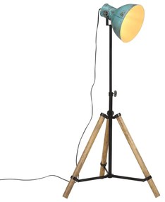 kopott kék állólámpa 25 W 75x75x90-150 cm E27