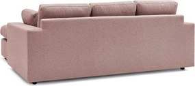 Rózsaszín sarokkanapé Belair – Bobochic Paris