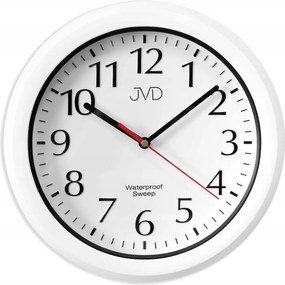 Fehér Falióra Jvd SH494 Fürdőszobai, Klasszikus Akkumulátorral