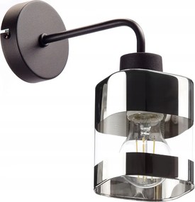 Fali Lámpa Üveg Lámpabúra Krómozott E27