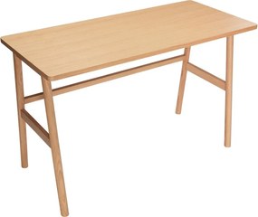 Íróasztal tölgyfa dekorral 50x120 cm Acorn – Hübsch