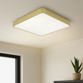 Brilagi-LED dimmelhető mennyezeti lámpatest POOL LED/48W/230V 3000-6000K 50x50 cm arany + távirányító