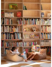 Barna kordbársony gyerek babzsákfotel Chair – Wigiwama