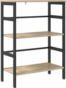 vidaXL Könyvespolc Sonoma tölgy 60 x 29,5 x 81 cm Faanyag