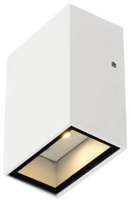 Kültéri Fali lámpa, fehér, 3000K melegfehér, 100 lm, CRI 80, 90°, SLV Quad 1 232461