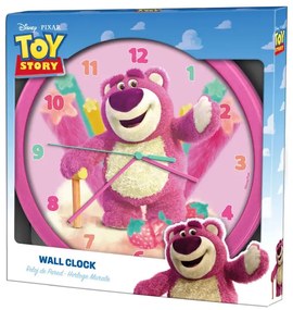 Disney Játékháború Lotso Strawberry falióra 25 cm