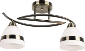 KAJA K-JSL-6572/2 AB COLAR Bronz Színű Mennyezeti Lámpa 2xE14 10W IP20