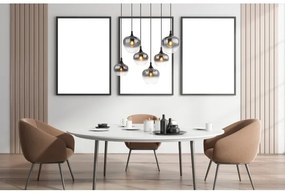 Globo 15548-6H - Csillár zsinóron MAXY 6xE27/40W/230V fekete