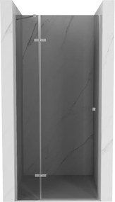 Mexen ROMA zuhany nyíló ajtó zuhanykabinhoz 90 cm, szürke, 854-090-000-01-40