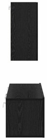 TV szekrény garnitúra 4 pcs Musta tammi 120 x 30 x 30 cm
