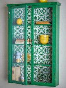 Zöld jegenyefenyő függő tálalószekrény 81x122x22 cm Hazem – Bloomingville