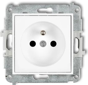 Karlik Mini fehér szimpla aljzat +0 MGP-1zp