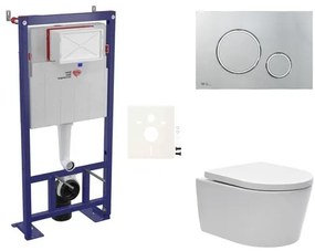 Fali WC szett SAT előtétfalas szereléshez + SAT Brevis WC SIKOSSBR71
