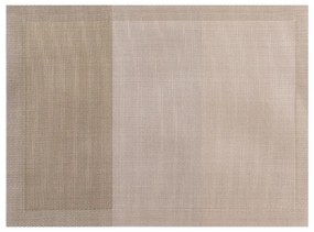 Jacquard szürkésbarna tányéralátét, 45 x 33 cm - Tiseco Home Studio