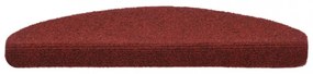 5 db piros tűlyukasztott öntapadó lépcsőszőnyeg 65 x 21 x 4 cm
