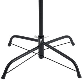 Karácsonyfa fekete 200 cm LED-del, IP44 - Vixen