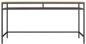 Íróasztal tölgyfa dekoros asztallappal 51x153 cm Bradford – Støraa