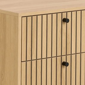 OLIVIA fiókos éjjeliszekrény, tölgy