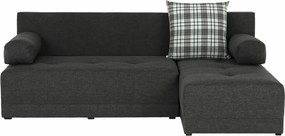 Sarokgarnitúra készlet, szürke melír / mintázott, jobb, MEXX