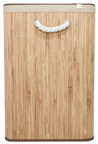 Juskys Curly bambusz kosár 150 L - természetes