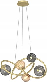 Dekoratív függőlámpa nappaliba Arlon MD4922-5-EGBDN Zuma Line