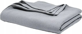 Pamut Ágytakaró szürke 240x220 nagy puha
