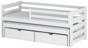 Gyerekágy 90 cm Sina (fehér) (ágyráccsal). 615017