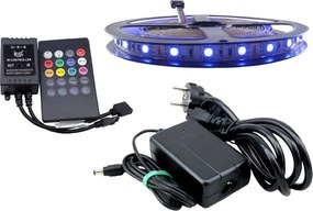 Led szalag szett 300SMD Rgb 5050 Zenei Diszkó 5m