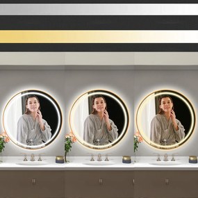 LED Tükör 70cm MMJ BRUSH ROSE GOLD