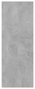betonszürke szerelt fa tálalóasztal 78 x 30 x 80 cm