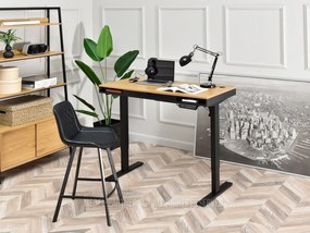 PC asztal Osto 120 (fekete tölgy + fekete). Akció -15%. 1109815