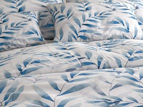 Mikroszálas ágyneműhuzat KOVENDI kék-fehér Ágyneműhuzat mérete: 70 x 90 cm | 140 x 200 cm