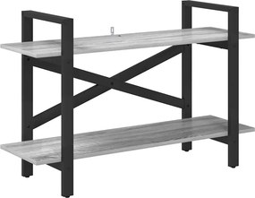 vidaXL Könyvespolc Szürke Sonoma 100 x 33,5 x 64 cm Faanyag