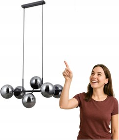 Függőlámpa Molite PND-1098-6-BK Italux