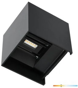 LED Kültéri fali lámpa QUERK 2xLED/3W/230V 3000K IP54 fekete